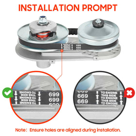 TadaMark mounting bracket and hardware kit organized for straightforward installation