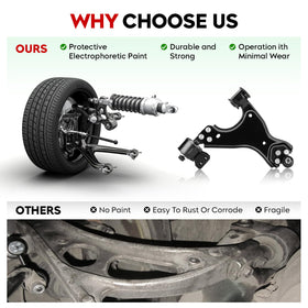 TadaMark outer tie rod end ball joint close-up showing steering precision benefit