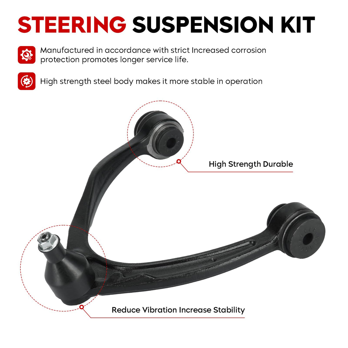 TadaMark pre-assembled ball joint detail showing ready-to-install convenience benefit