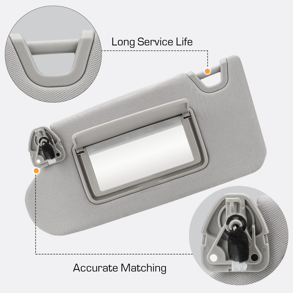 TadaMark matte surface detail reduces glare and resists UV
