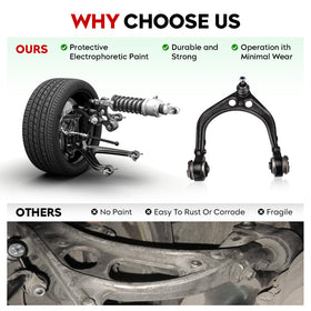 TadaMark inner and outer tie rod ends detail demonstrating precise steering connection
