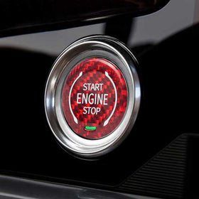 TADYAO front view of push start button cover showing sleek fit and sport styling benefit