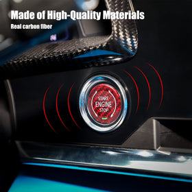 TADYAO installed on Corvette C8 dashboard demonstrating improved cockpit aesthetics benefit