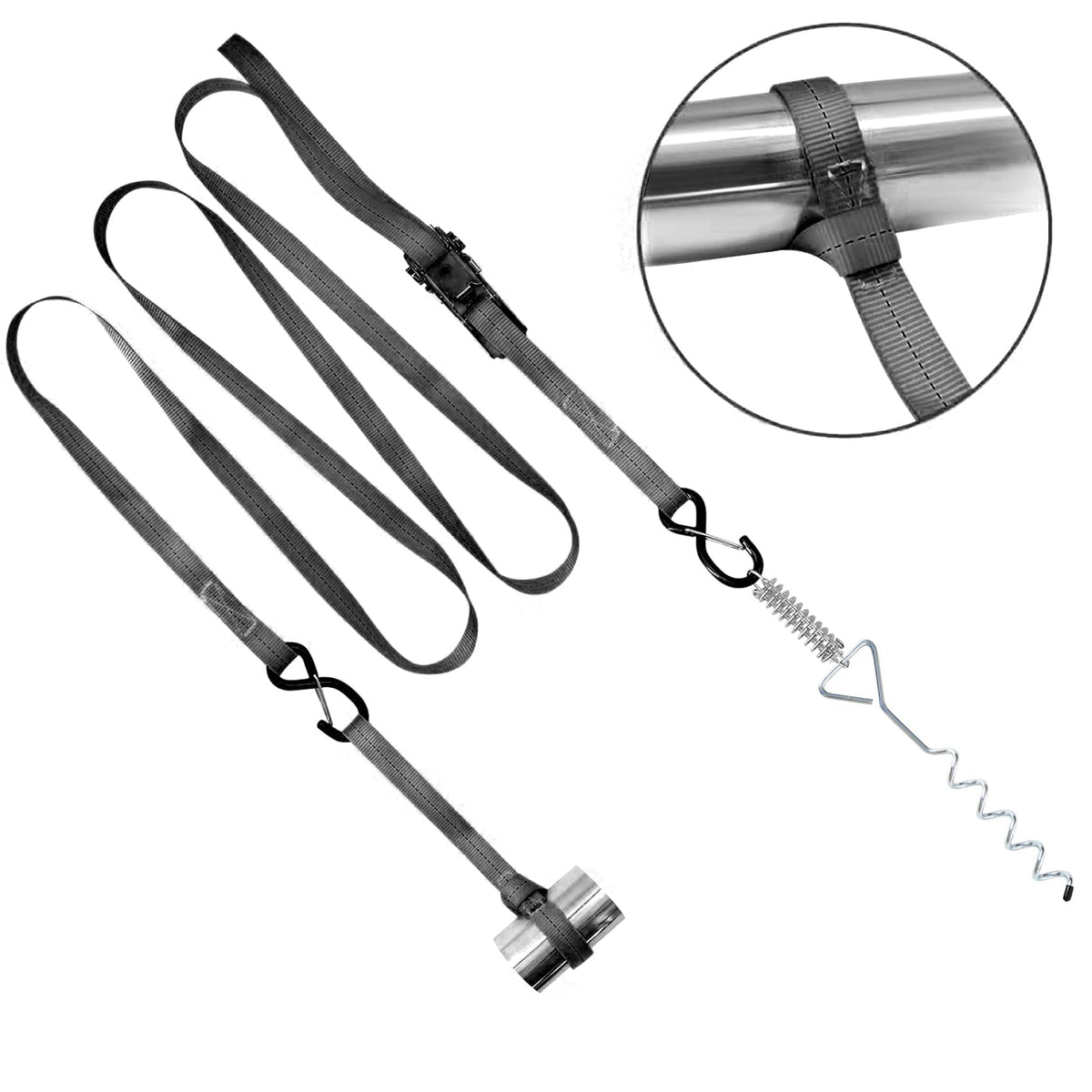 Taelakeni components next to hand showing compact portable size