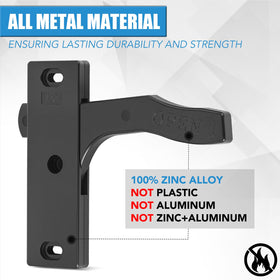 TAGLLY zinc alloy handle closeup highlighting sturdy construction and corrosion resistance