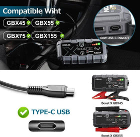 TAIFU adapter output spec label showing PD profiles and clear compatibility benefit