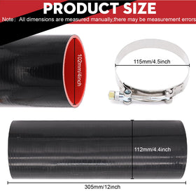 Taigoehua two stainless T-clamps beside hose showing corrosion resistance benefit