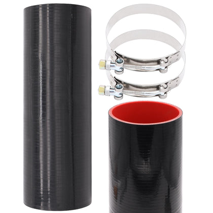 Taigoehua front view of 4-inch silicone coupler showing fit and finish benefit