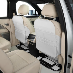TAIKOO front view of seat back protector showing full coverage and neat look