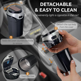 TAKAVU included lighter stored in head for accessible ignition when needed