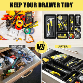 Takytao trays organized with screws and sockets for quick retrieval