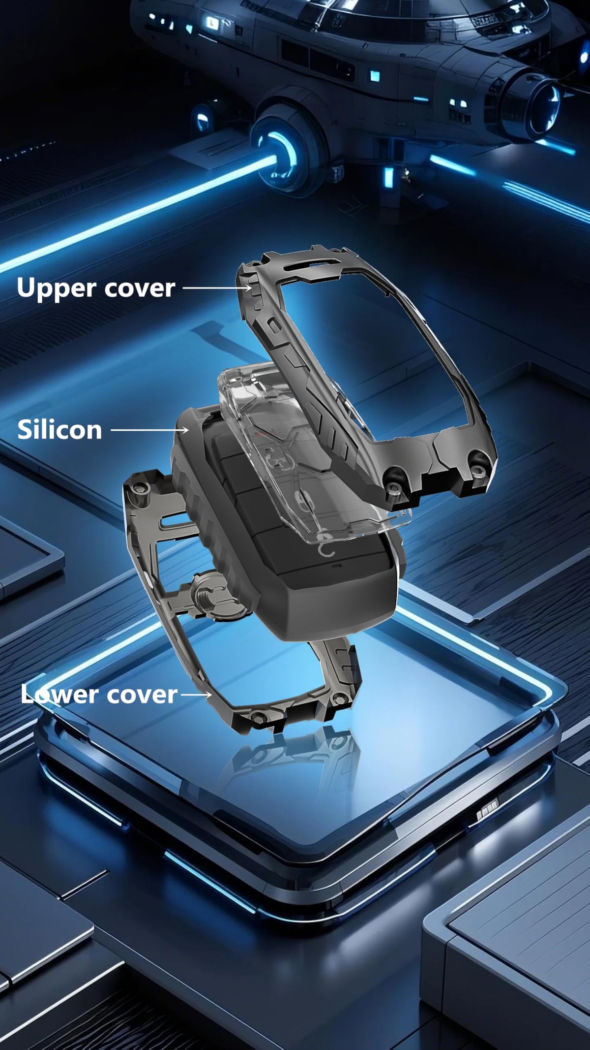 TALKMOON included keychain and screwdriver showing easy installation convenience