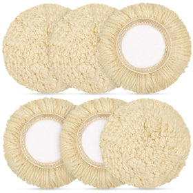 Tallew front packaging showing six 3-inch wool pads and kit benefits