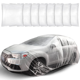 Tallew front packaging showing eight disposable car covers and product details for protection