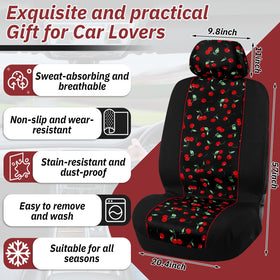 Tallew headrest cover close-up highlighting secure fit and clean protection benefit