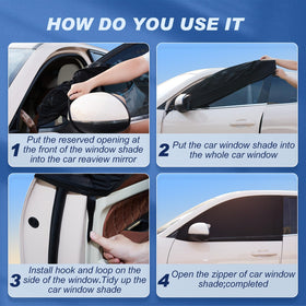 Tallew installed on front window reducing glare and heat
