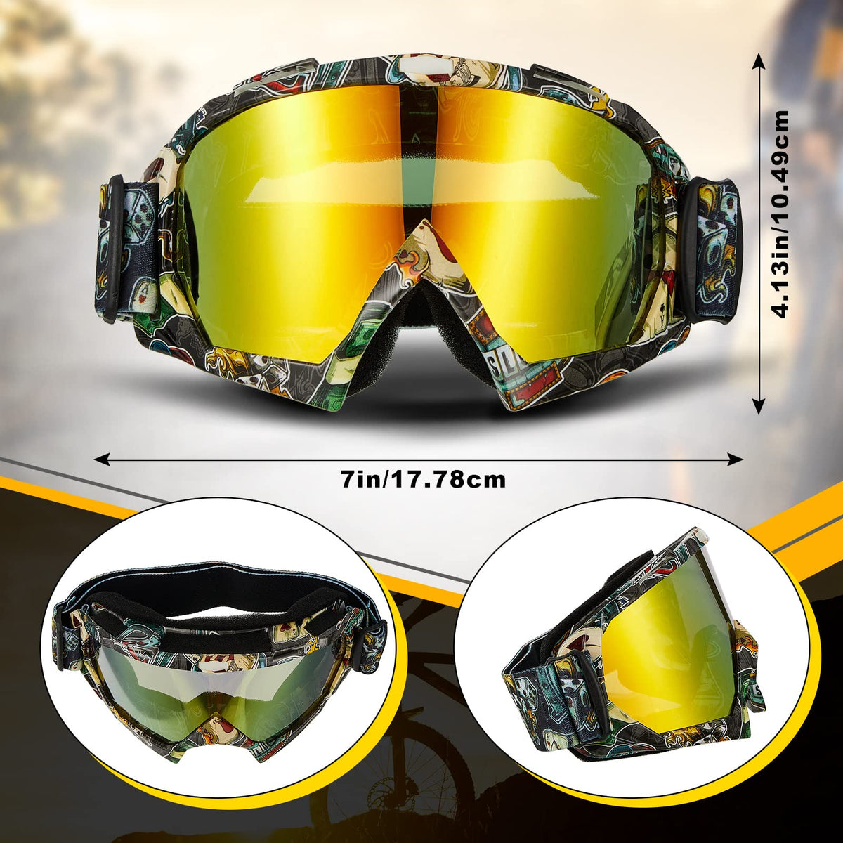 Tallew lens detail highlighting impact-resistant PC lens clarity