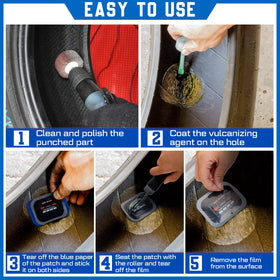 Tallew lifestyle roadside repair scene showing quick emergency fix