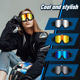 Tallew goggles mounted on helmet showing compatibility and protection benefit