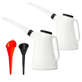 Taluokong front view of two jugs showing spill-proof lids and ergonomic handles