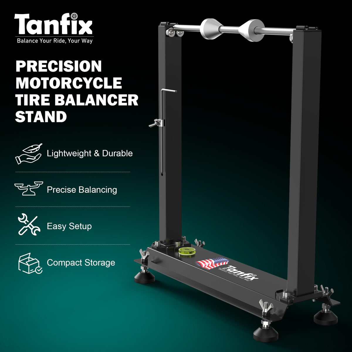 Tanfix balancer adjustable centering cones ensuring precise positioning benefit