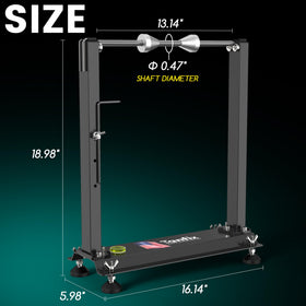 Tanfix balancer with wheel mounted for balancing accuracy benefit