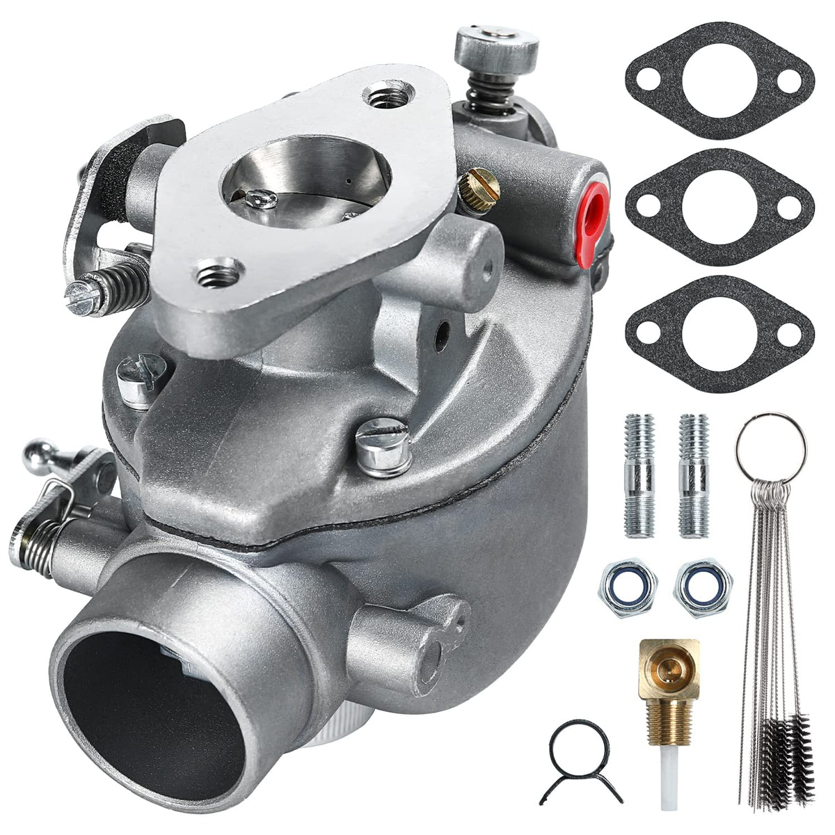 TANG front view of carburetor showing correct mounting for fast replacement