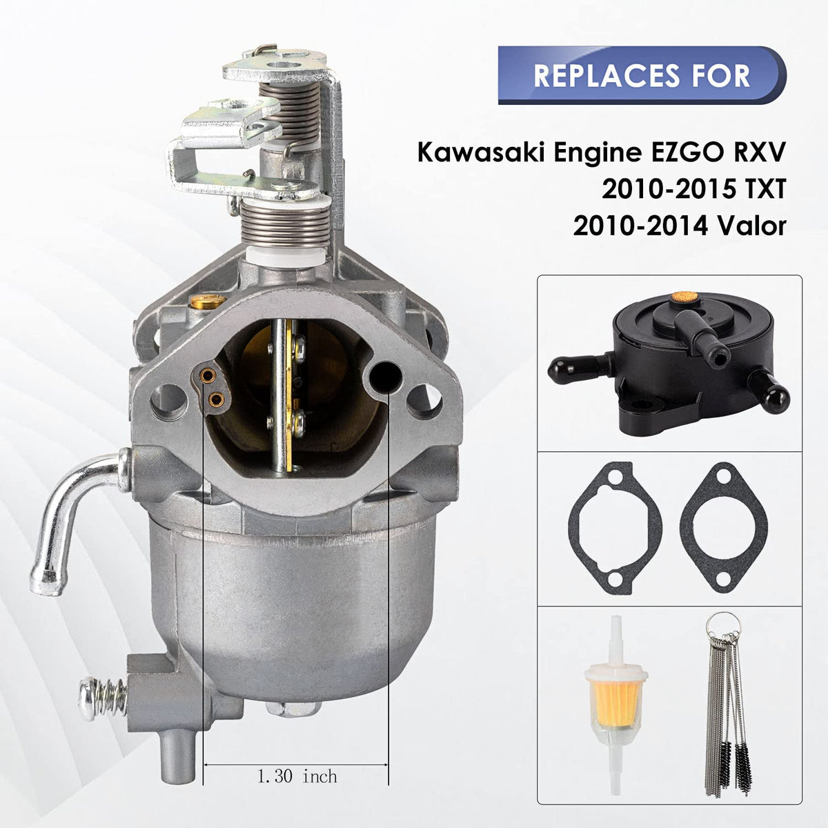 TANG carburetor top detail with jets and screws visible for precise tuning benefit