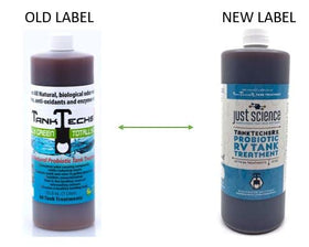 TankTechsRx label close-up highlighting natural probiotic benefits