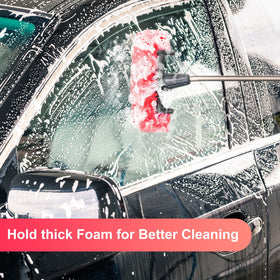 Tanlade brush in use on car roof demonstrating fast coverage benefit