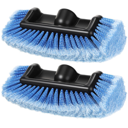 Tanlade brush head front view showing attachment and wide coverage benefit