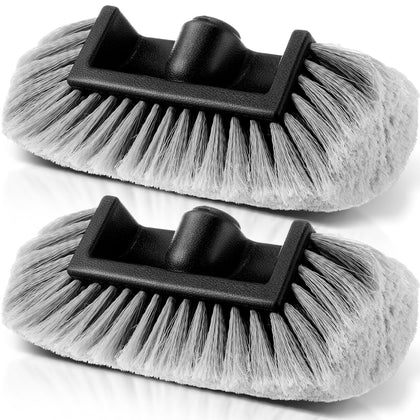 Tanlade brush head front view showing bristles and stable shell for gentle cleaning