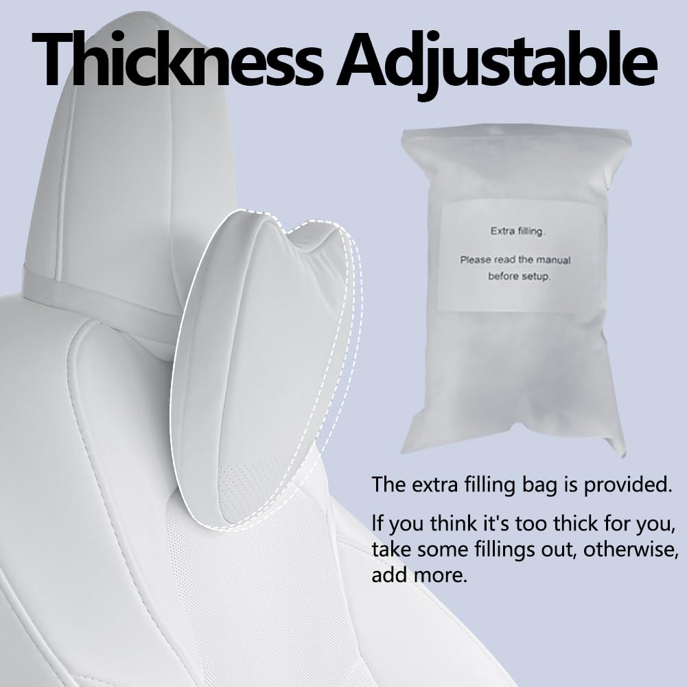 TANOLA TESBEAUTY filled versus thin pillow comparison demonstrates customizable thickness