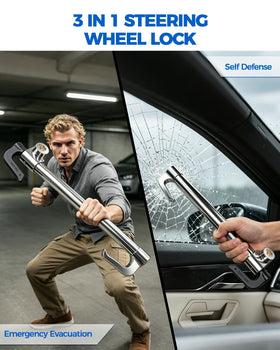 TANYO installed between wheel and brake highlighting secure immobilization