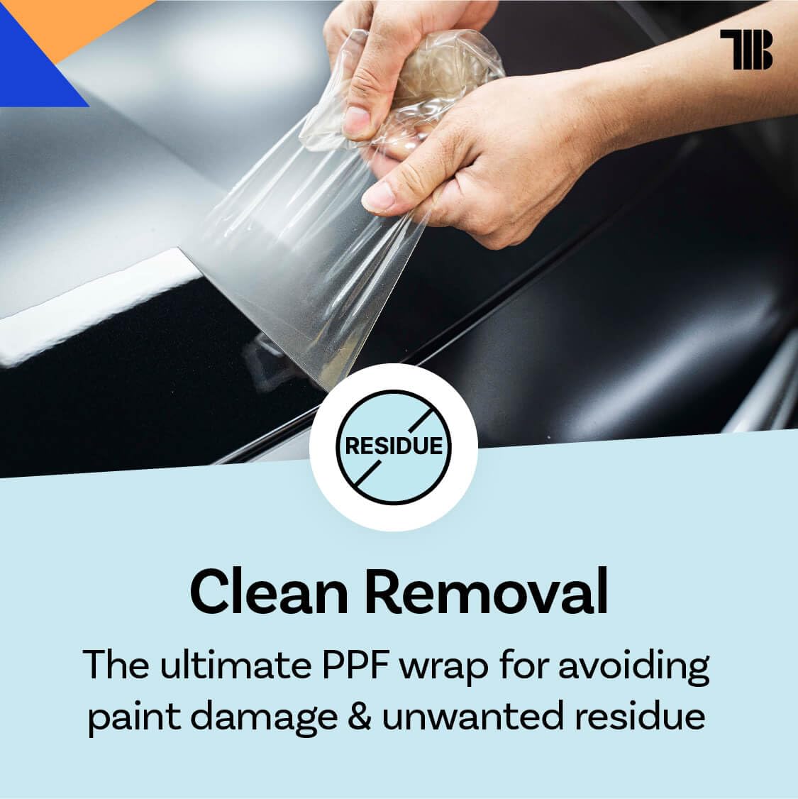 TapeManBlue applied on bumper demonstrating smooth adhesion and chip prevention