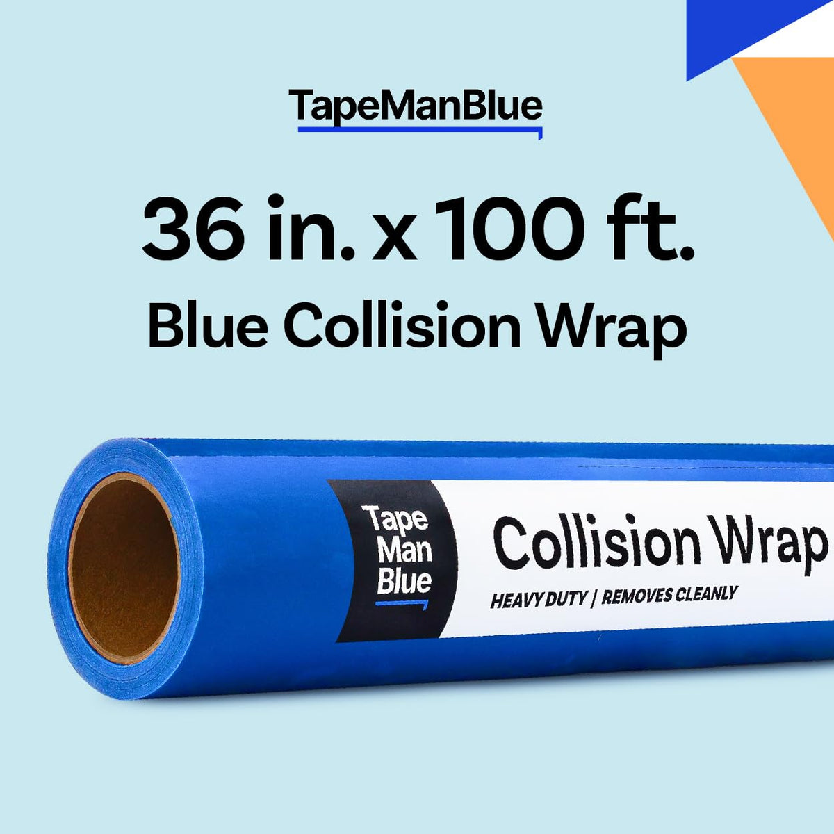 TapeManBlue film close-up texture displaying durable tear resistance