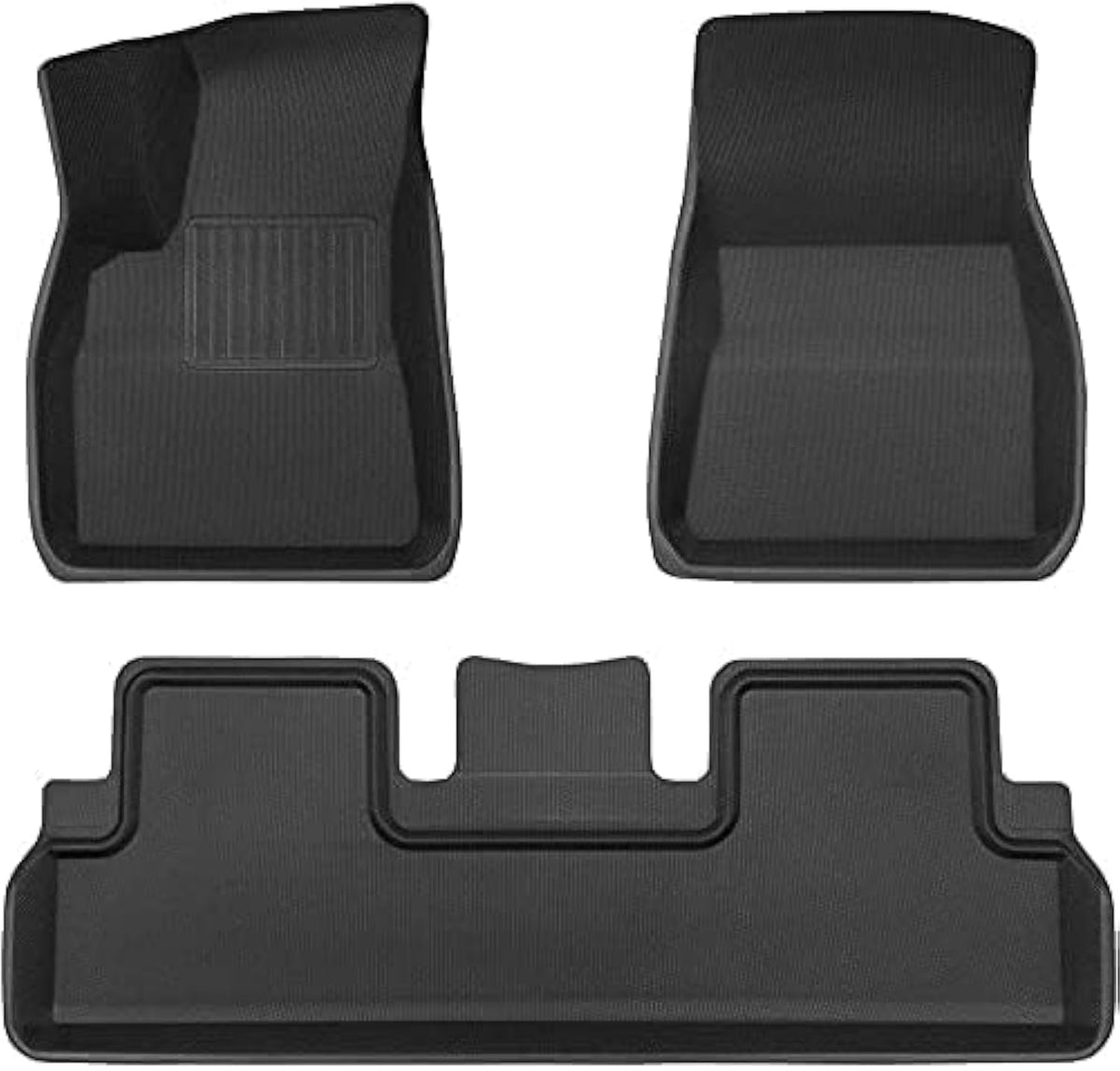 TAPTES front view showing full driver and passenger mats protecting floor