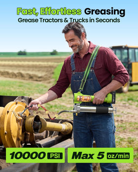 TaskStar ergonomic handle close-up for comfortable, controlled operation