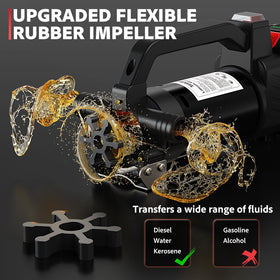 TaskStar close-up of rubber impeller and motor demonstrating durability