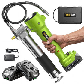TaskStar front view of grease gun kit showing components for fast maintenance