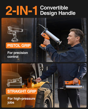 TaskStar pistol grip close-up highlighting ergonomic control for prolonged tasks