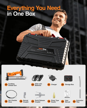 TaskStar storage case with accessories organizing the kit for on-site work