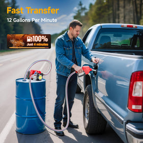 TaskStar inlet hose with inline filter protecting fuel cleanliness