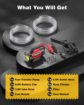 TaskStar pump held by hand showing compact size for easy transport