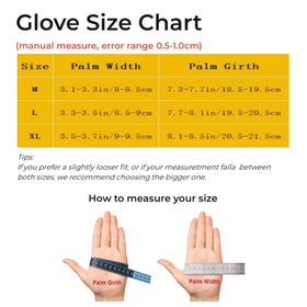 TATACLEA glove next to helmet showing size and scale for quick selection