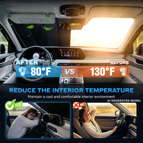 TATMAKLOONG installed inside 4Runner keeping interior cooler during parking