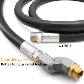 Taukealugs 3/4" NPT connector close-up for secure threaded connection
