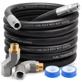 Taukealugs front packaging showing complete 20ft hose kit and benefits