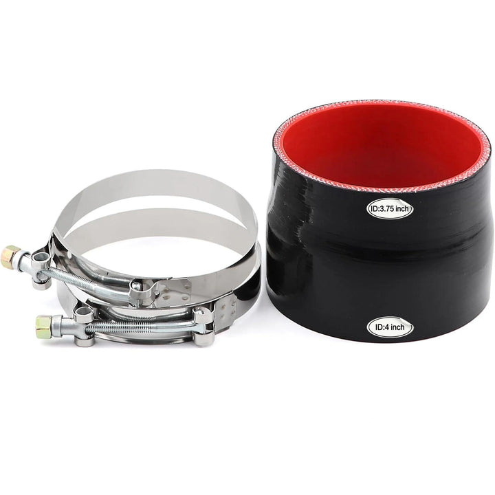 Taukealugs front view of silicone reducer coupler showing fit and finish for secure joins