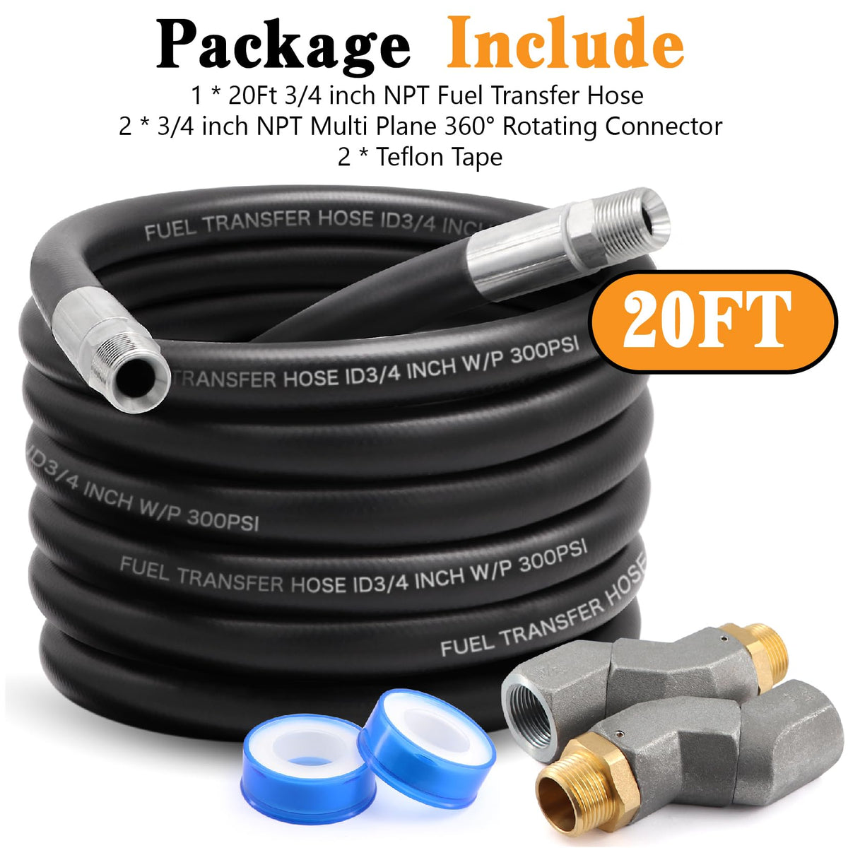 Taukealugs hose flexing to show minimum bend radius and durability